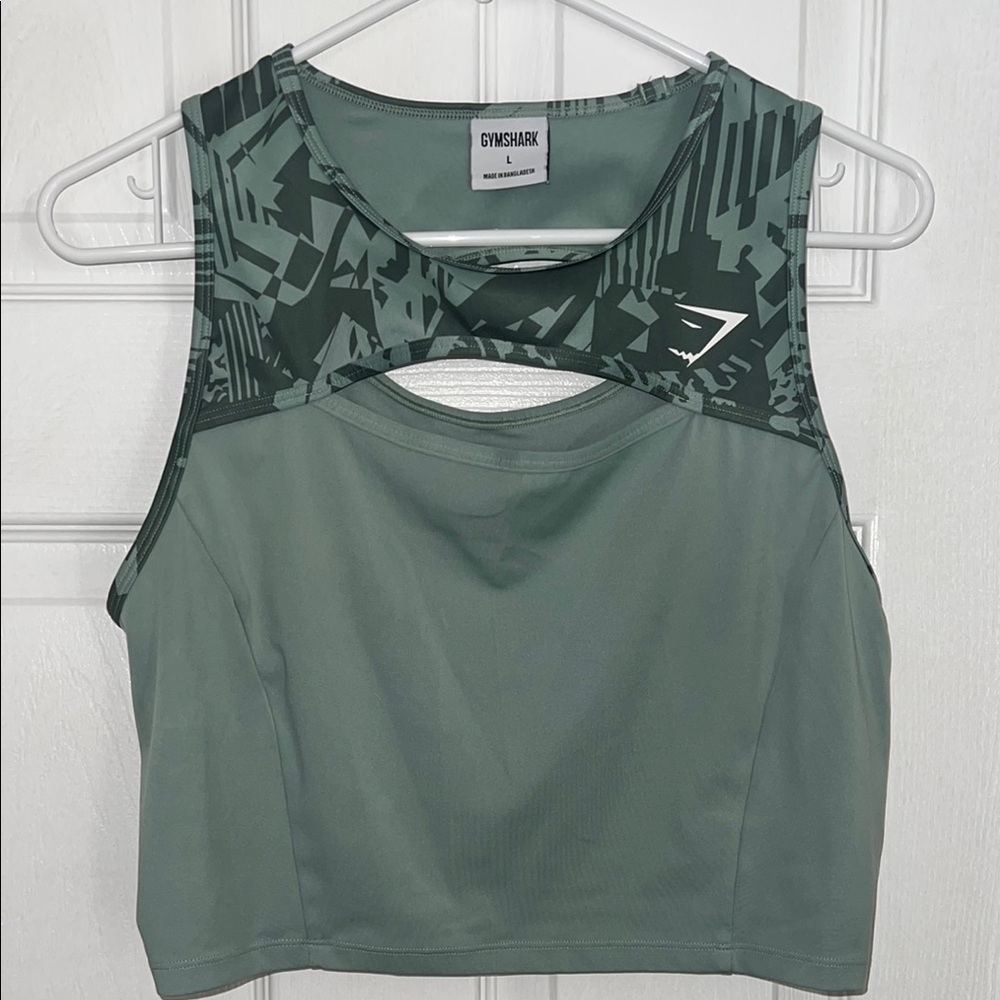 GYMSHARK - Athletic Green Crop Top